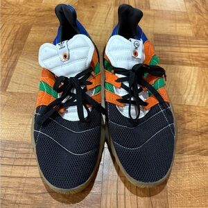 Adidas Black and Orange Athletic Shoes